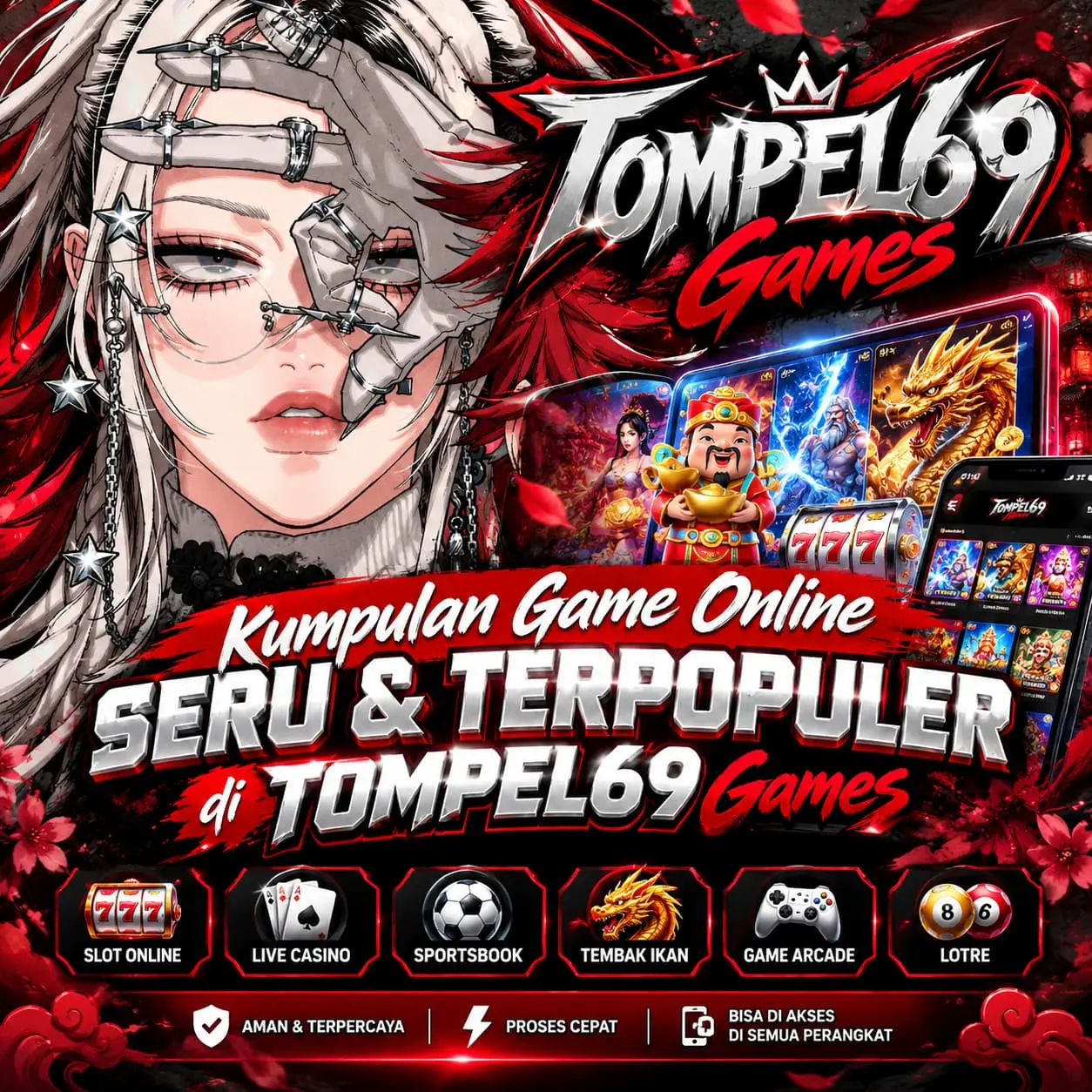 Kumpulan Game Online Seru & Terpopuler di TOMPEL69 Games